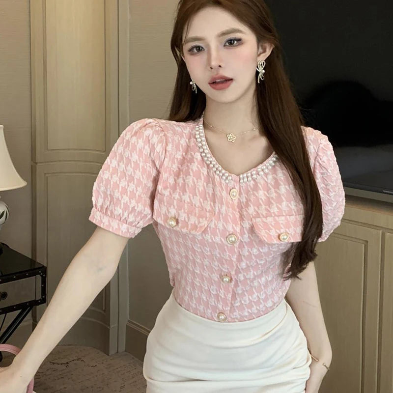 Fashion Kralen Blouse van Chique Parel