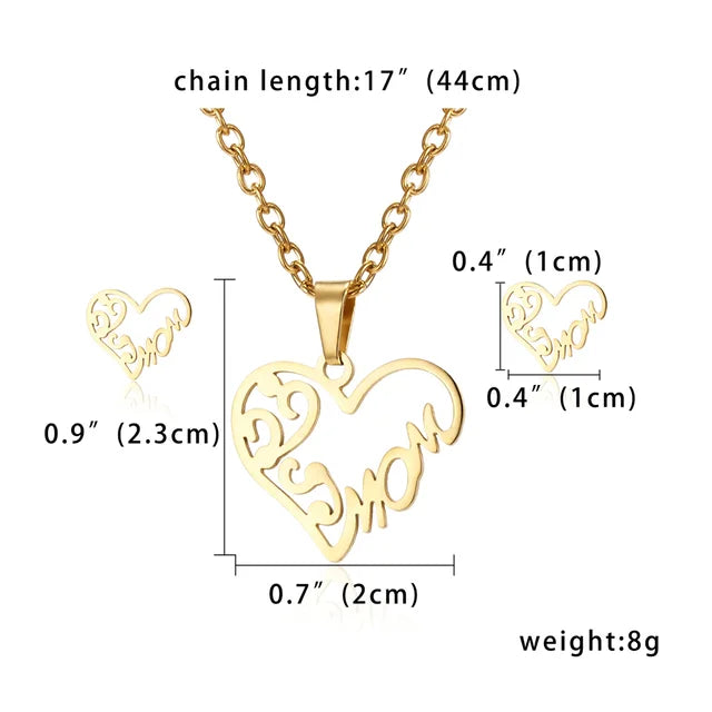 Gouden Moederliefde Sieradenset voor Onvergetelijke Momenten