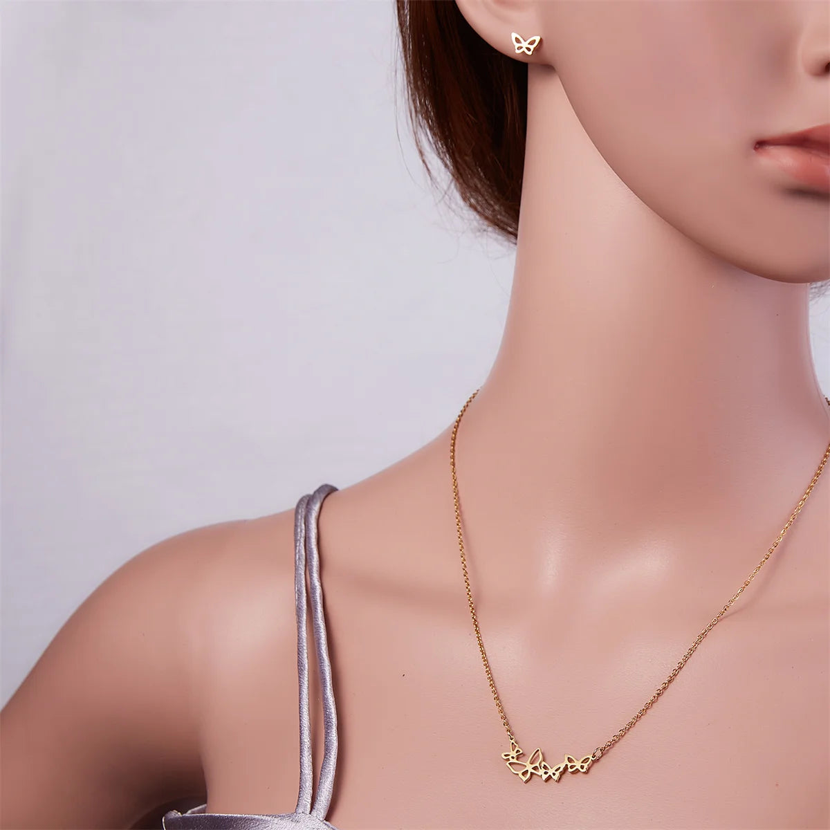 Set di gioielli Farfalla Mistica per donne incantevoli