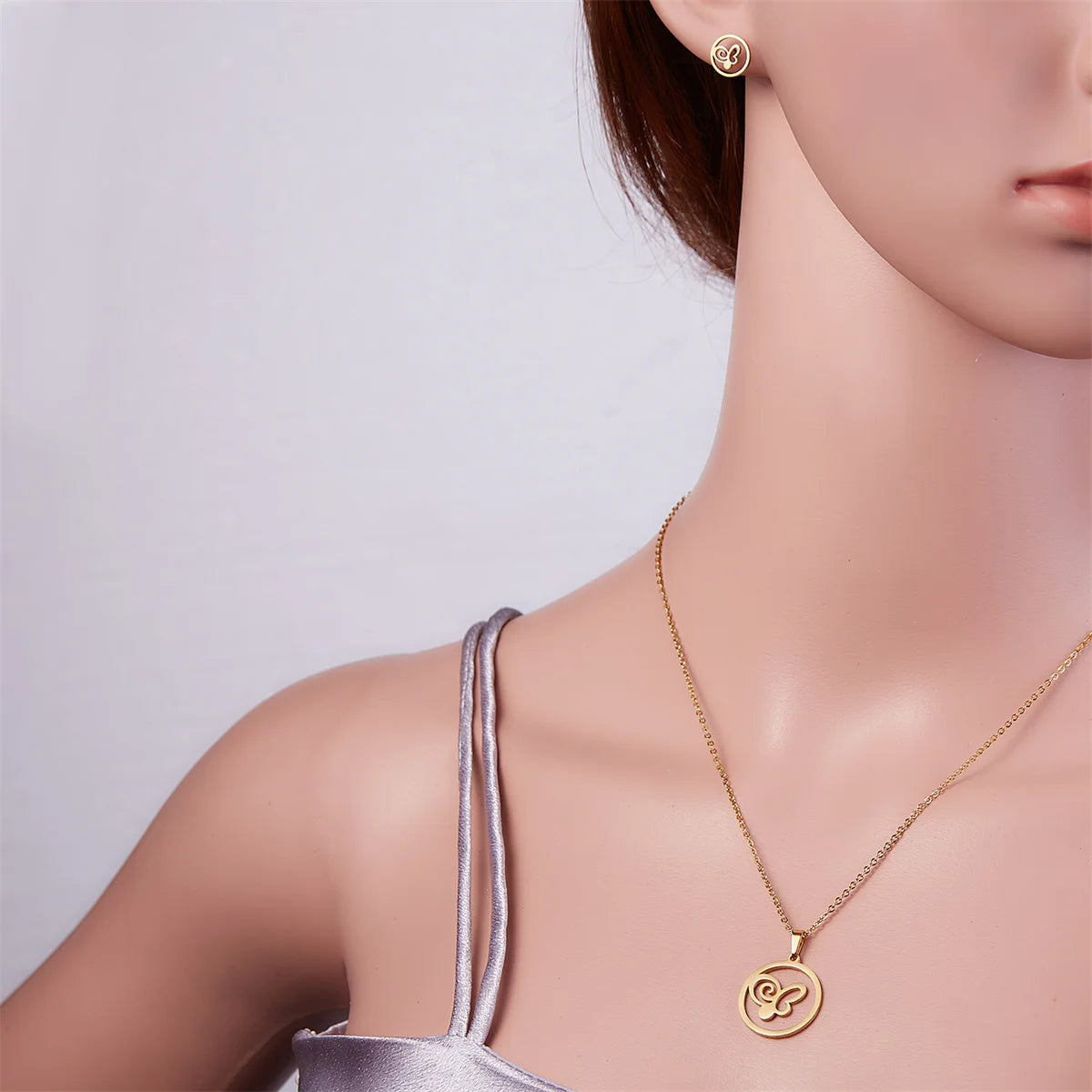 Set di gioielli Farfalla Mistica per donne incantevoli