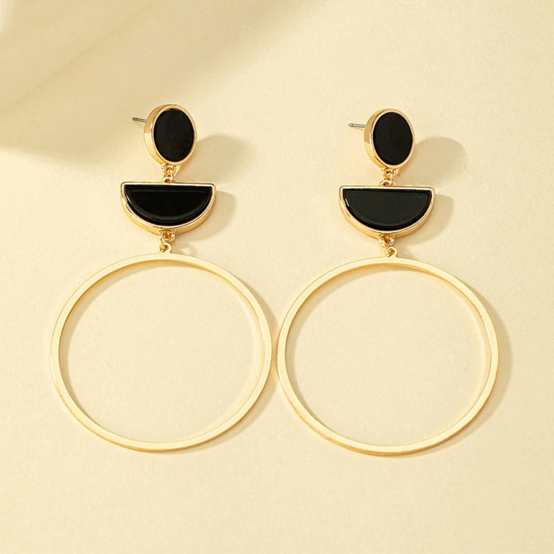 GlamourGoud Unieke Exaggerated Round Oorbellen