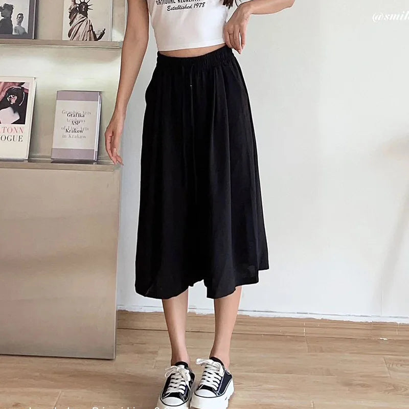 Summer Wide-Leg Pants by LuxeMod