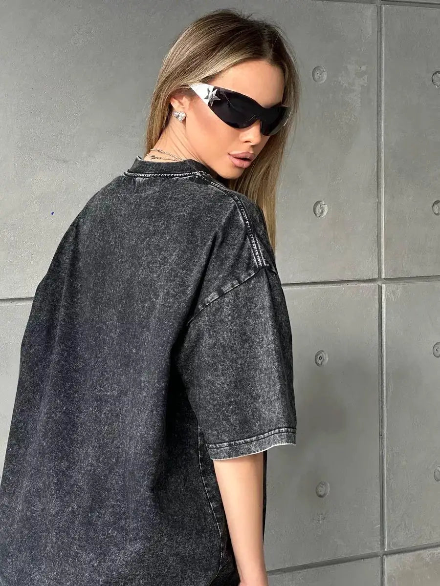 Raya | Vrouwen Oversized Vintage T-shirt