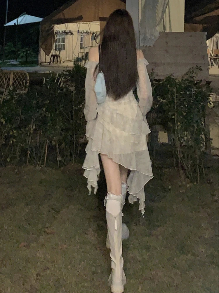 Lumière Couture Robe Fleur d'Été