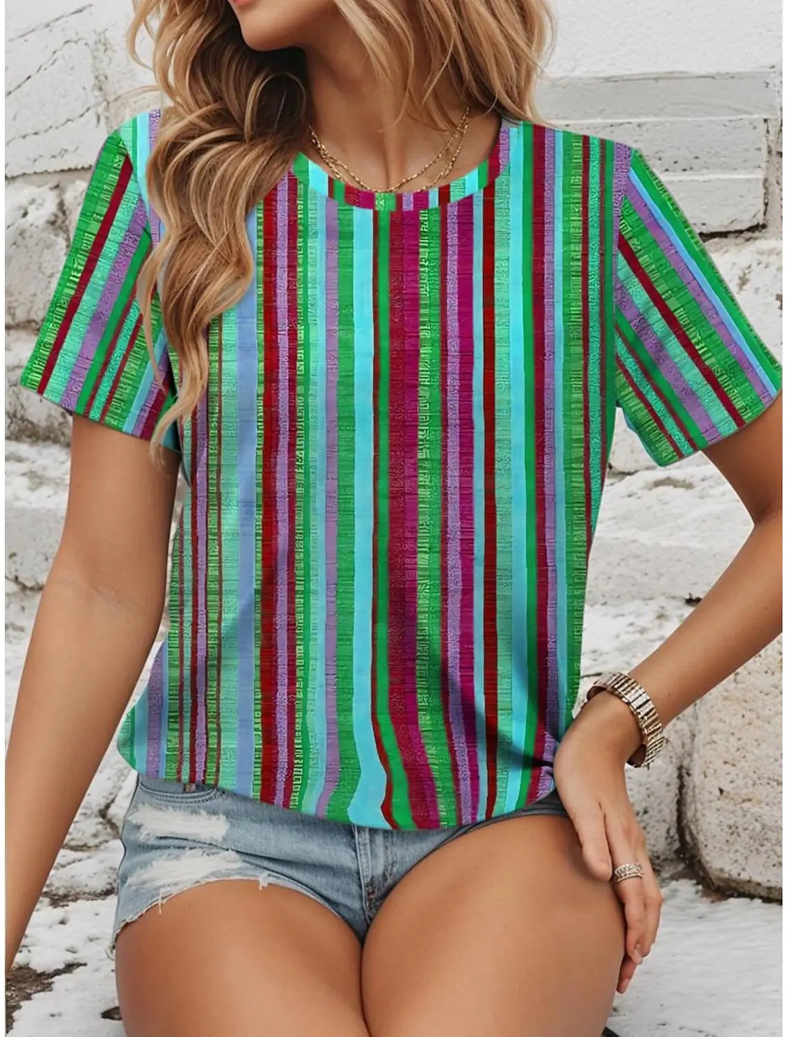 Avelina ZomerFlora Blumen T-Shirt