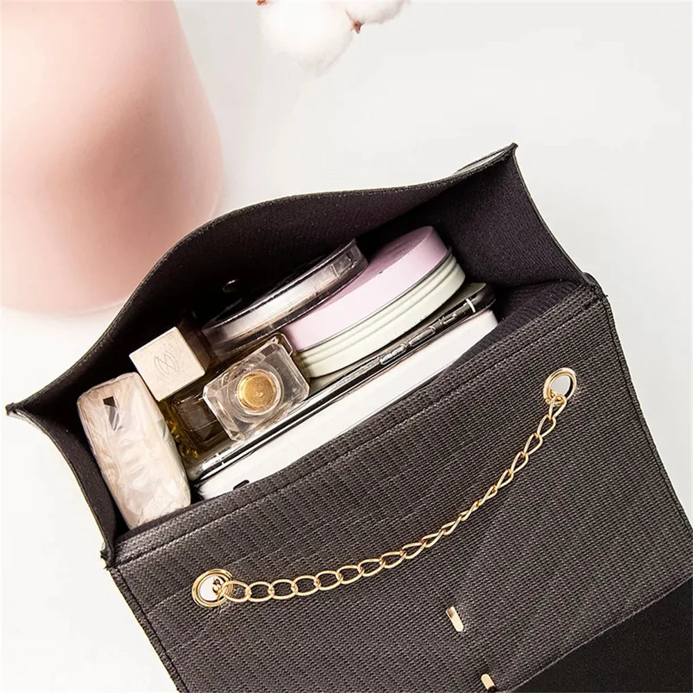 ChiqueGlam Mini Borsa con Frange e Patta