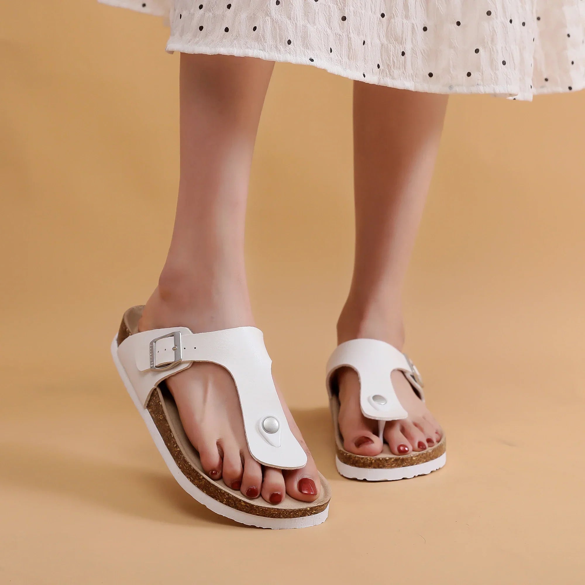 Velanora - Orthopädische Retro Boho Sandalen