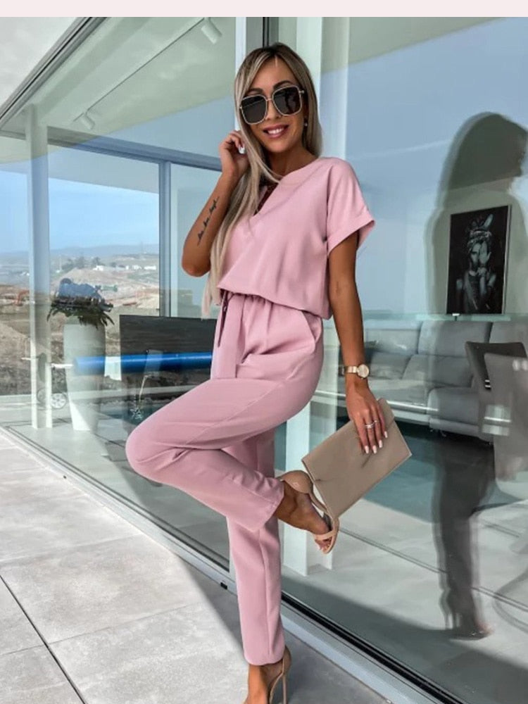 VELANORA Jumpsuit | Wijde-Pijpen Zomer Jumpsuit