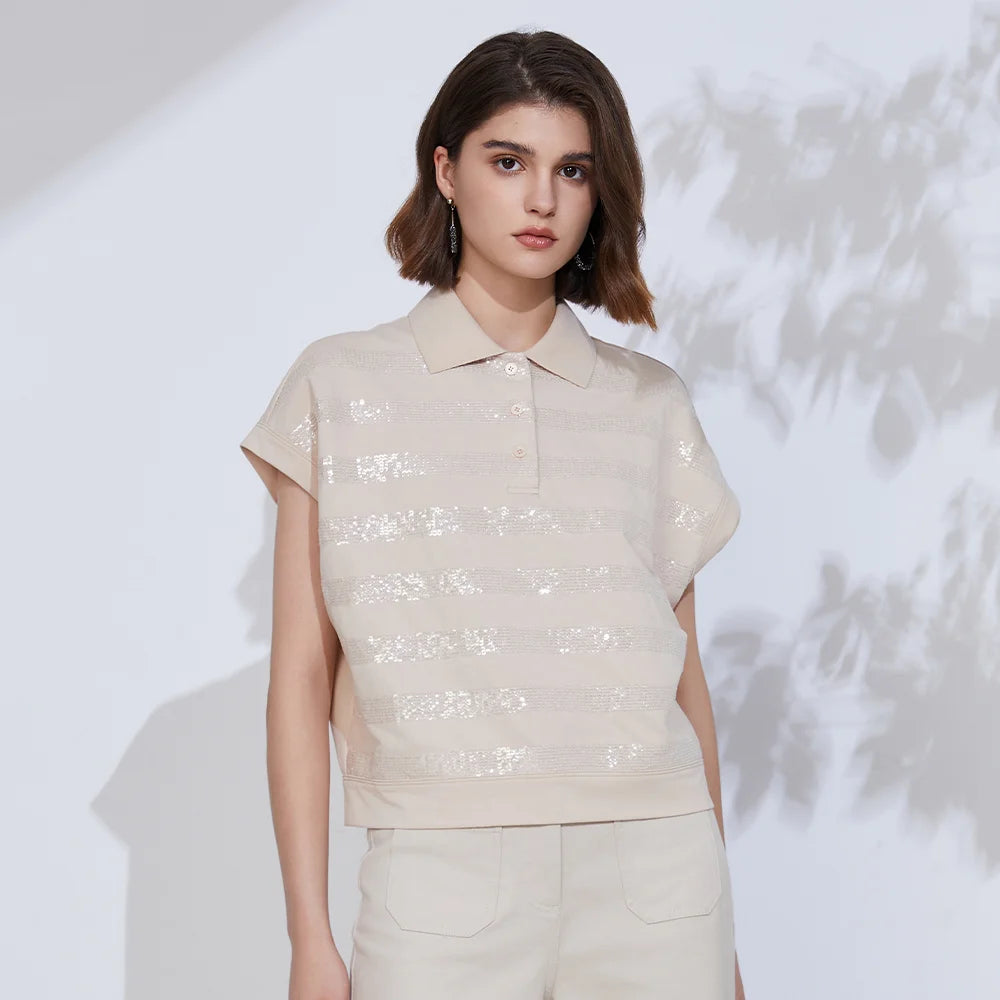 HorizonElegance Katoenen Blouse