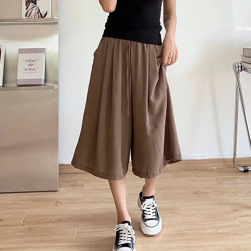 Summer Wide-Leg Pants by LuxeMod
