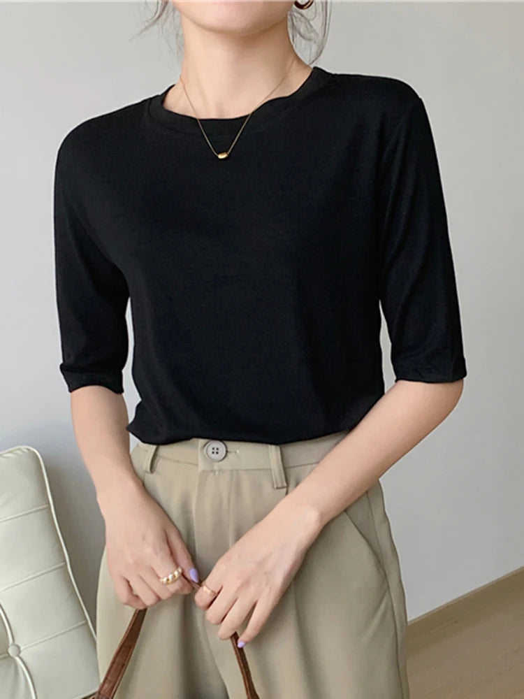ZomerGlans Elegante T-shirt Estiva