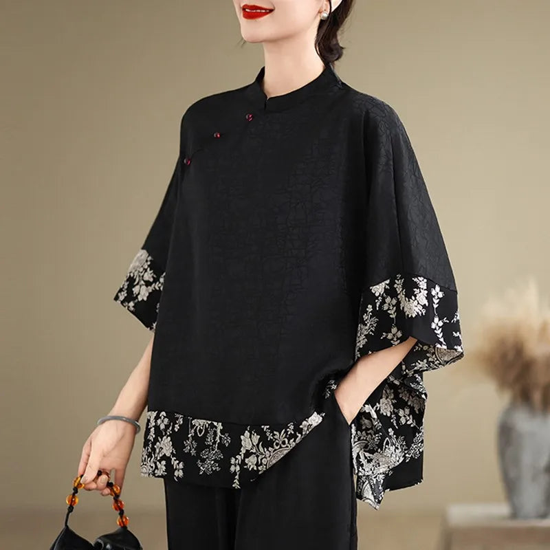 Serene Elegance Summer Shirt