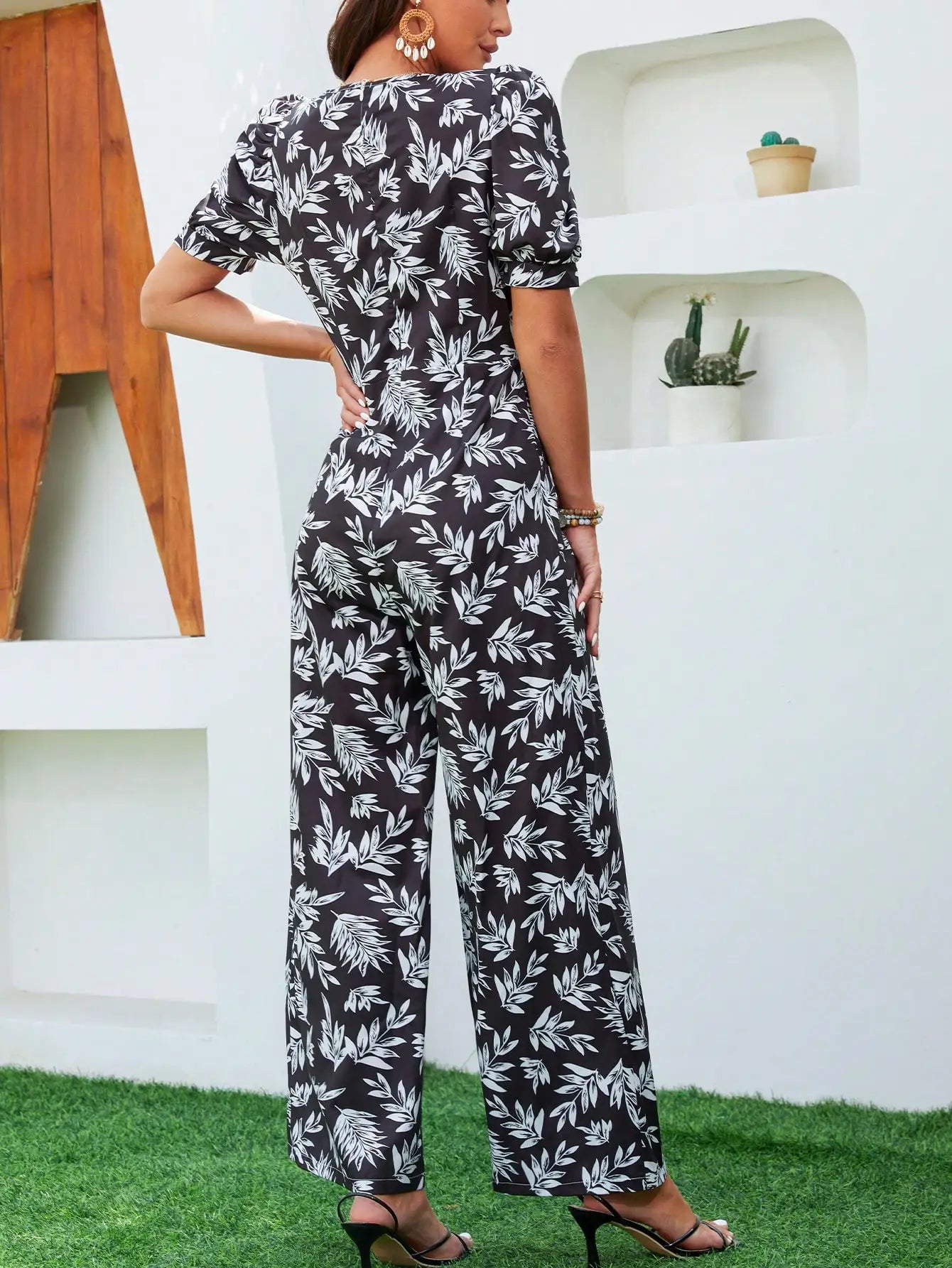 Fiora Elegante Hoge Taille Jumpsuit