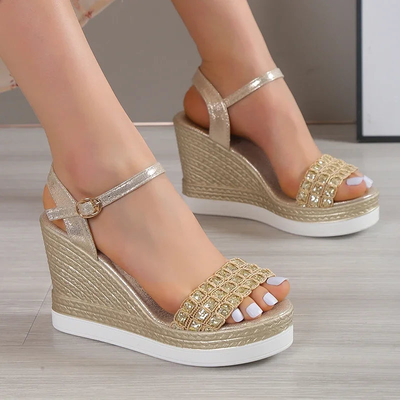 GlitterGlam Summer Sandals