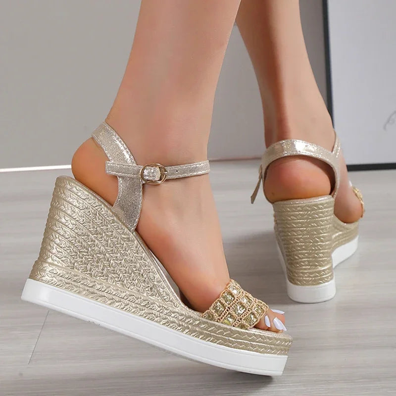 GlitterGlam Summer Sandals