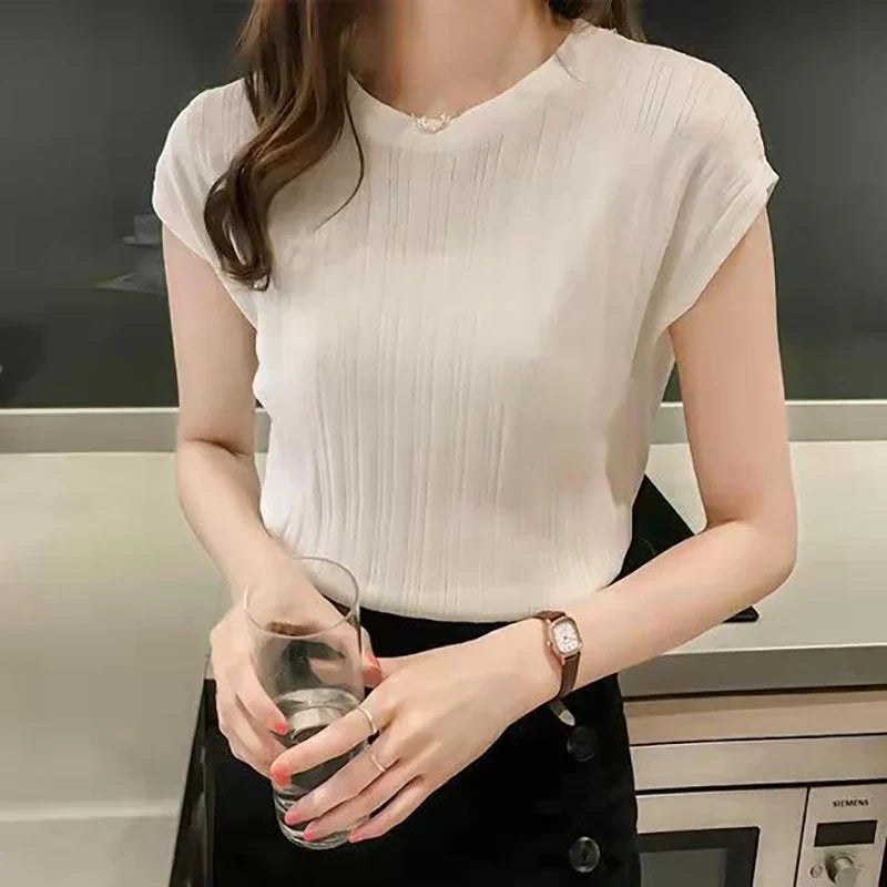 EdenVibe Zomer Strick-T-Shirt