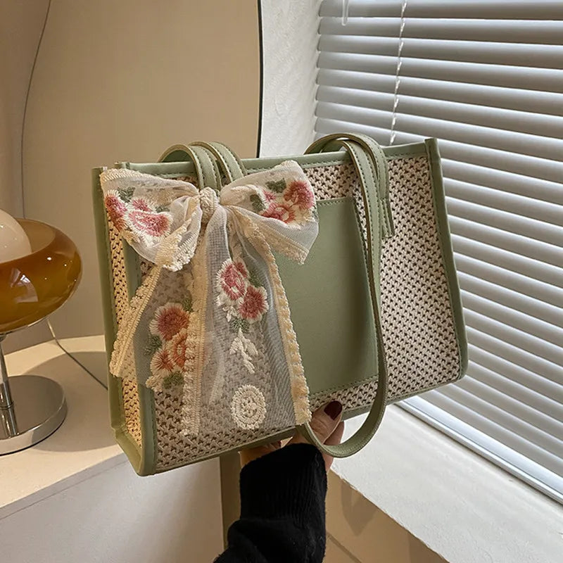 ChicWave Urlaub Geflochtene Handtasche