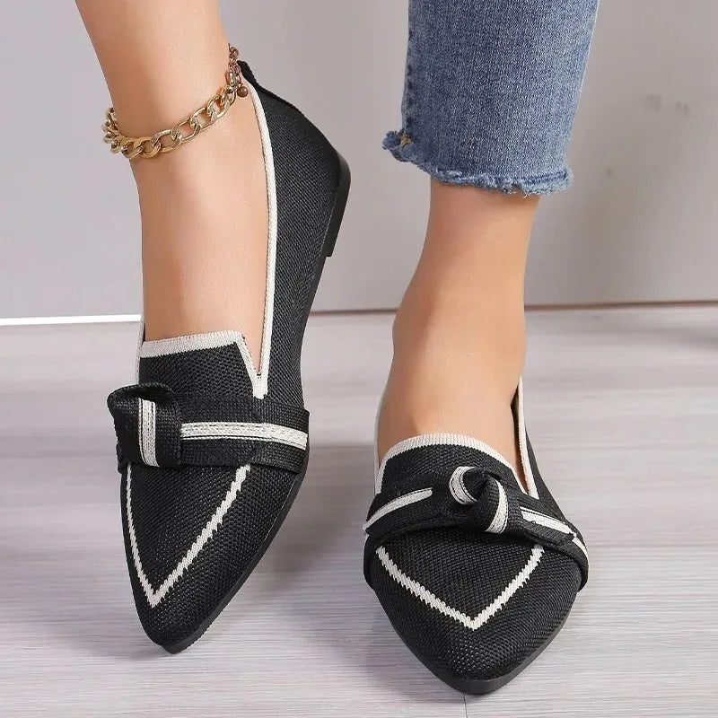 Félicité Bow Tie Ballerina Flats