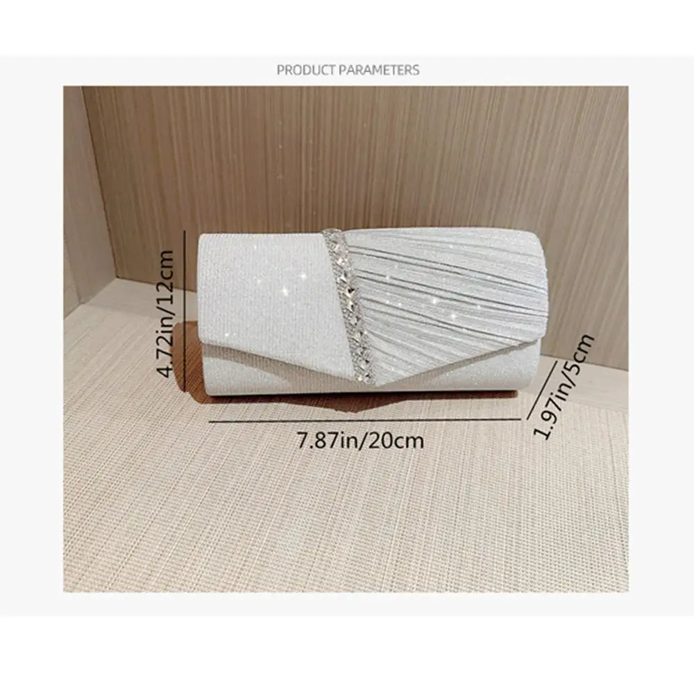 Lumière Luxe Glitzernde Clutch