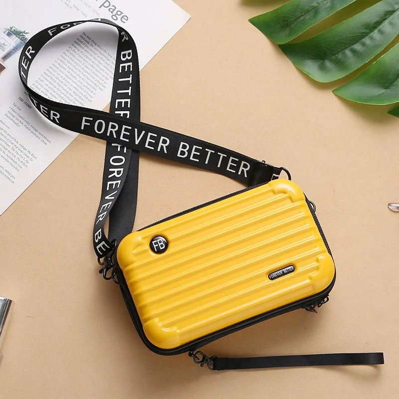 Vivalina Mini Suitcase-Style Shoulder Bag