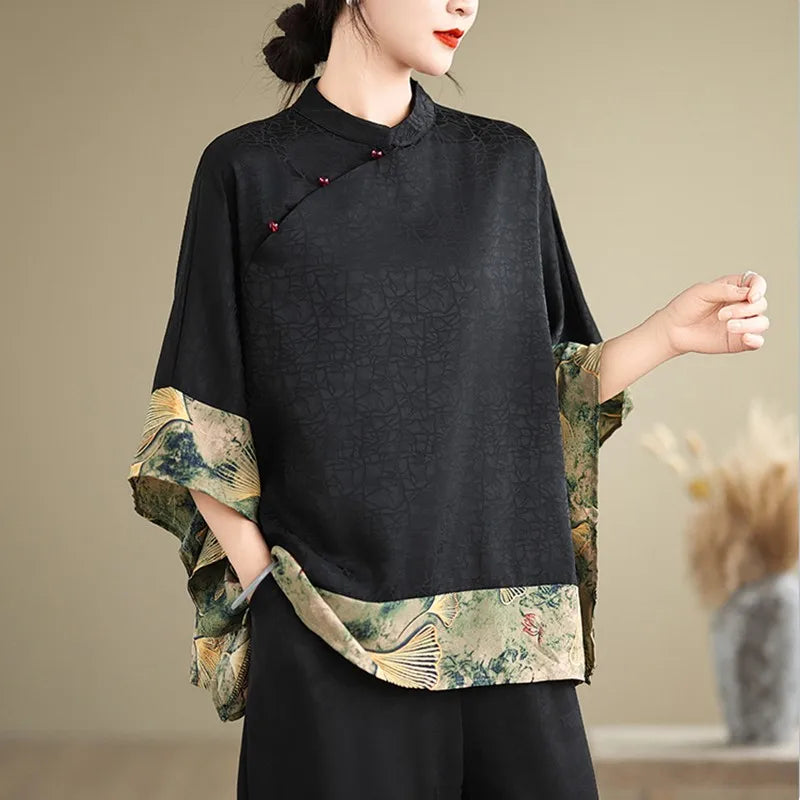 Serene Elegance Summer Shirt