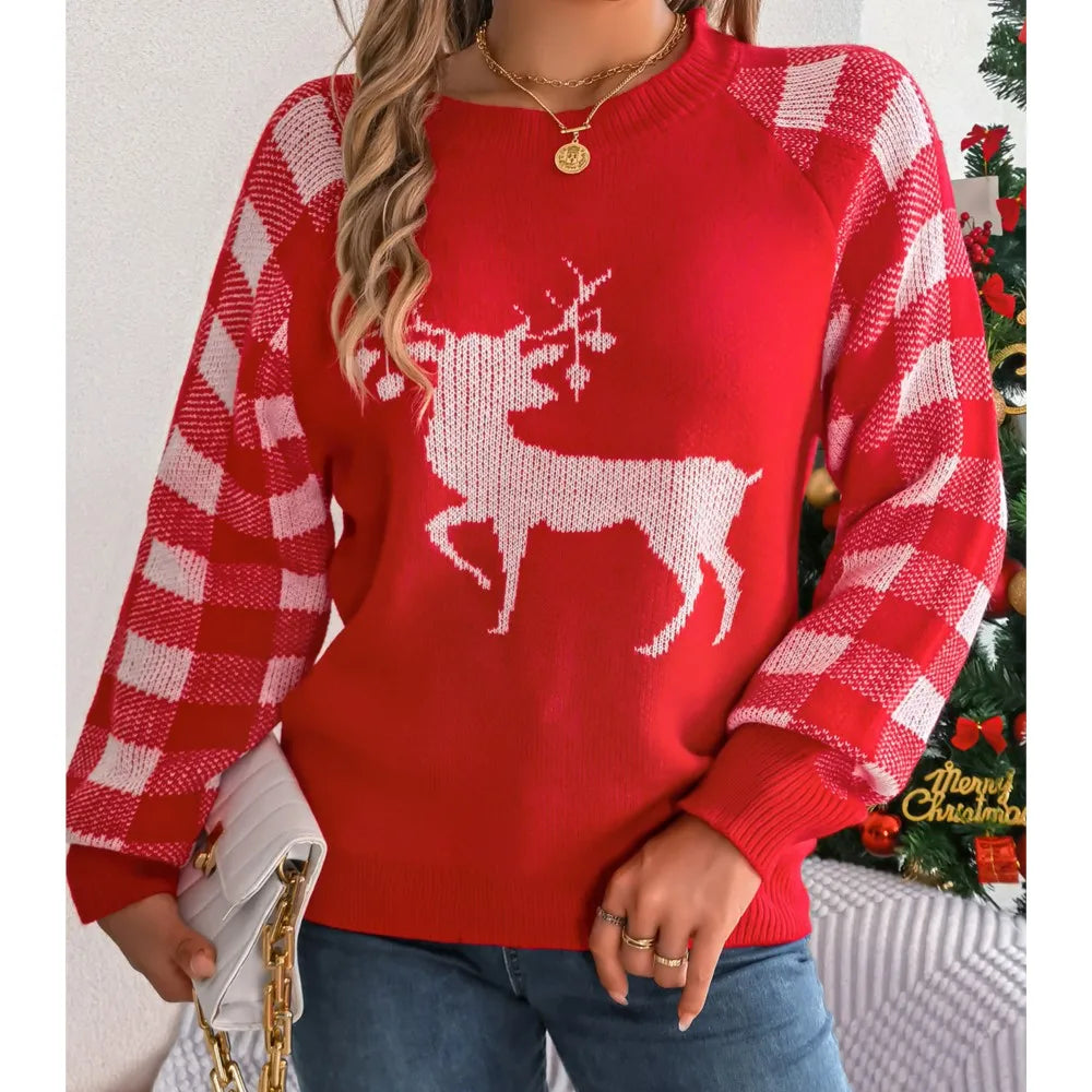 KnittedWarmth Luxe Knitted Sweater for Women