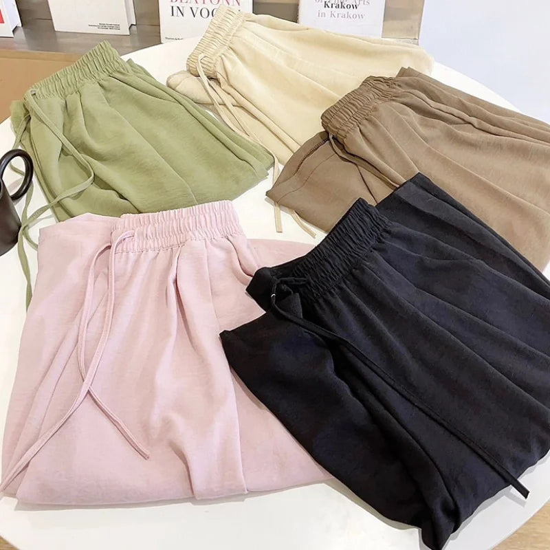 Summer Wide-Leg Pants by LuxeMod