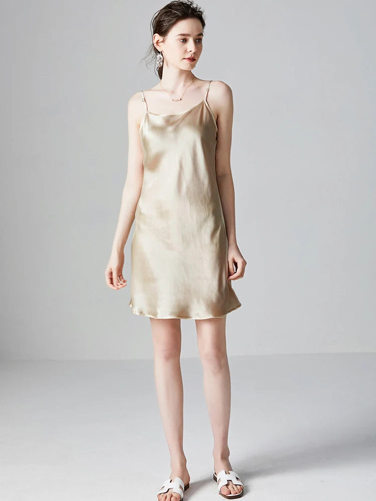 Suyadream Eleganz Seidenkleid