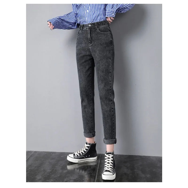 Fashionable Elegance Vintage Wide Jeans