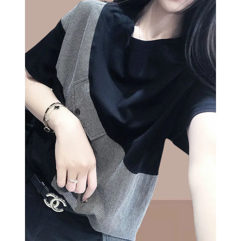 Sommerliches Patchwork-Top von Floressa