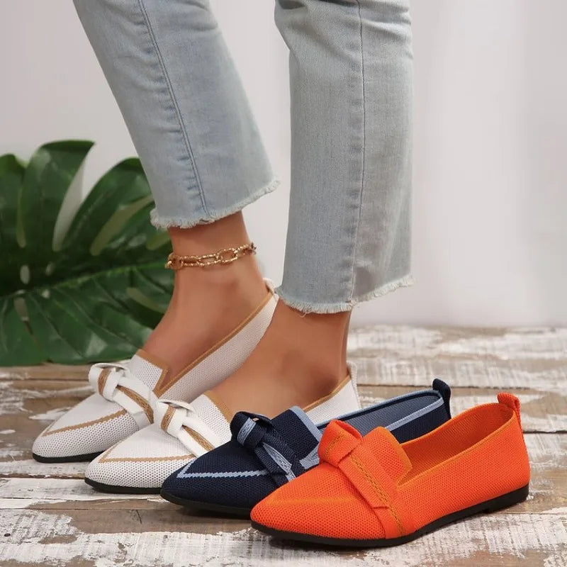 Félicité Bow Tie Ballerina Flats