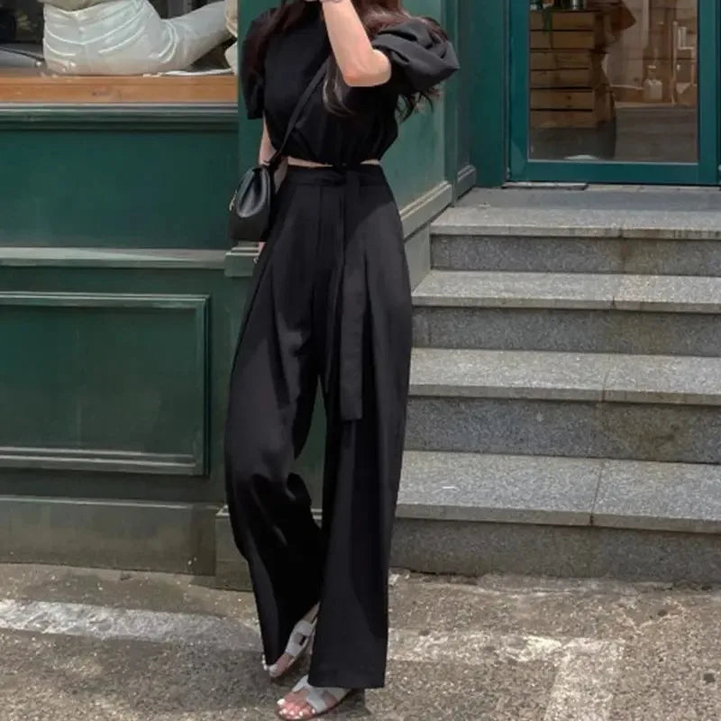 Saraya Elegante Kanten Plooibroek