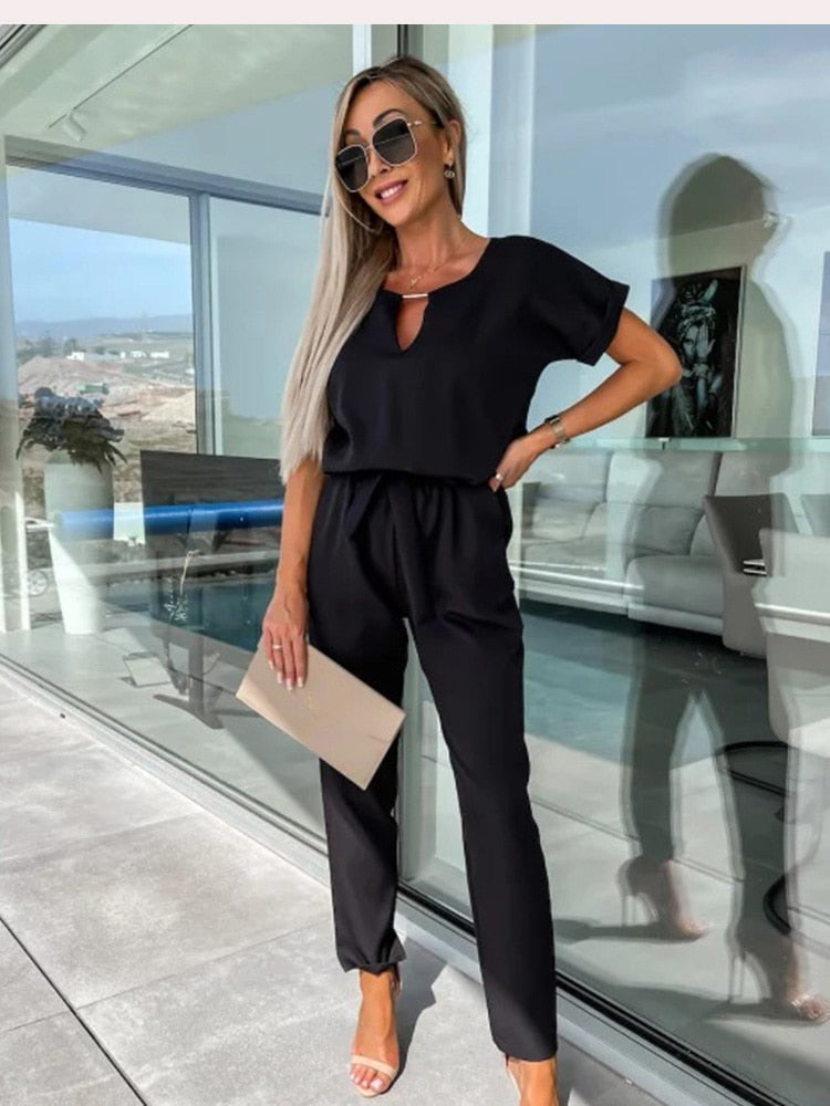 VELANORA Jumpsuit | Wijde-Pijpen Zomer Jumpsuit