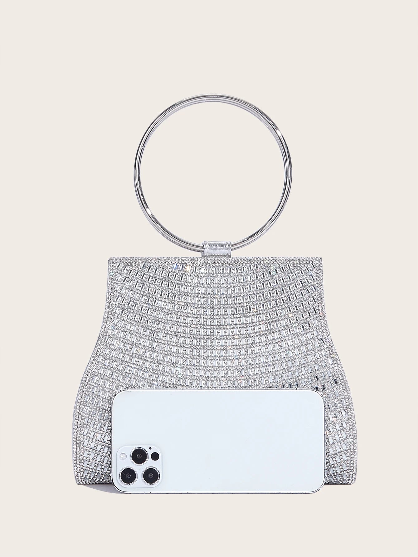 LuxeRadiant Satin Evening Clutch
