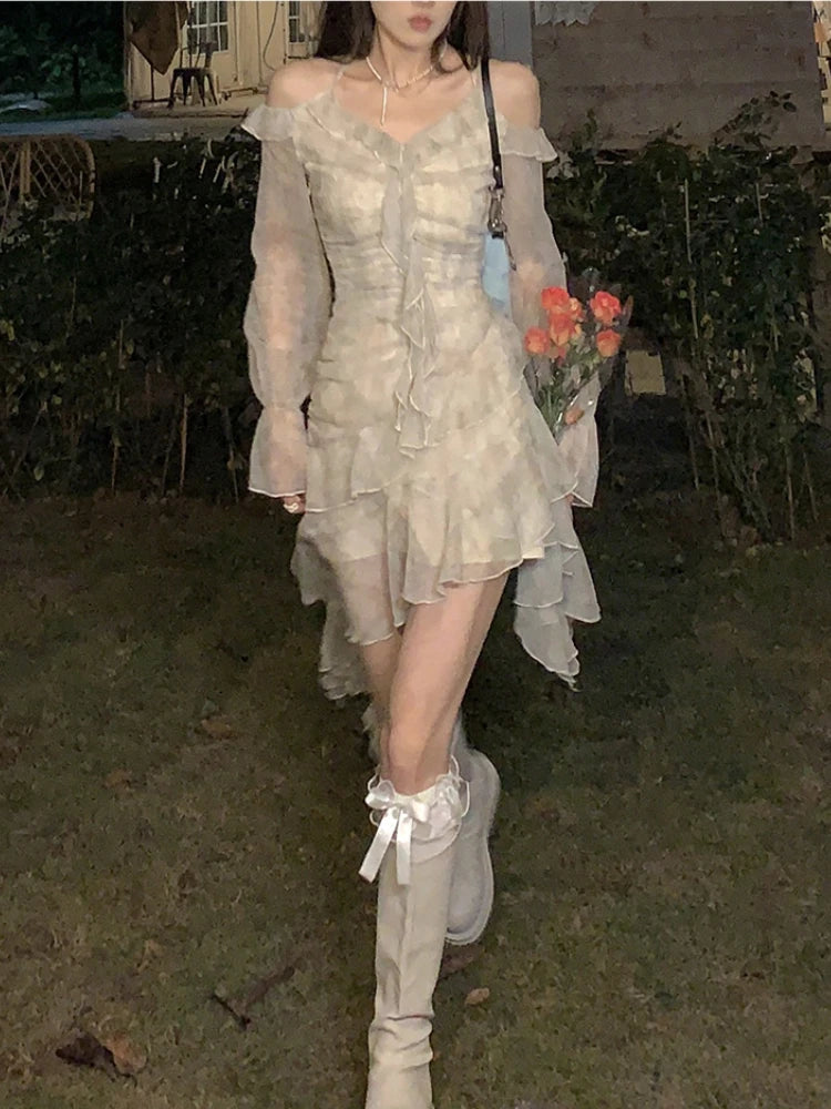 Lumière Couture Robe Fleur d'Été