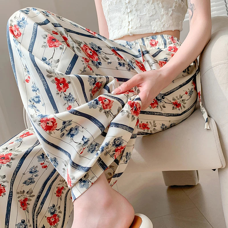 Viva Moda Free Style Flower Pants