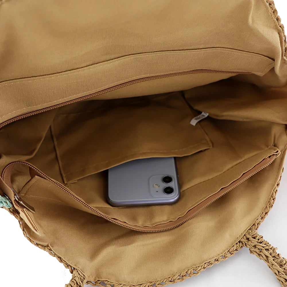 SunWave Grande Borsa da Spiaggia Intrecciata