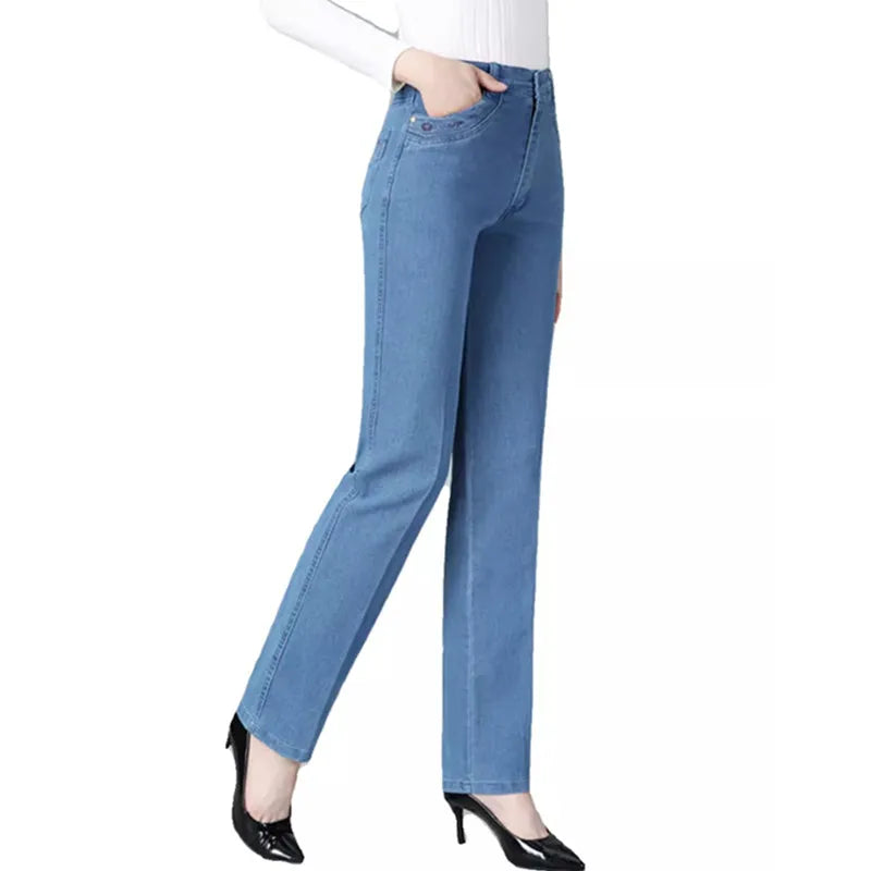 Montella elegante bestickte Jeans