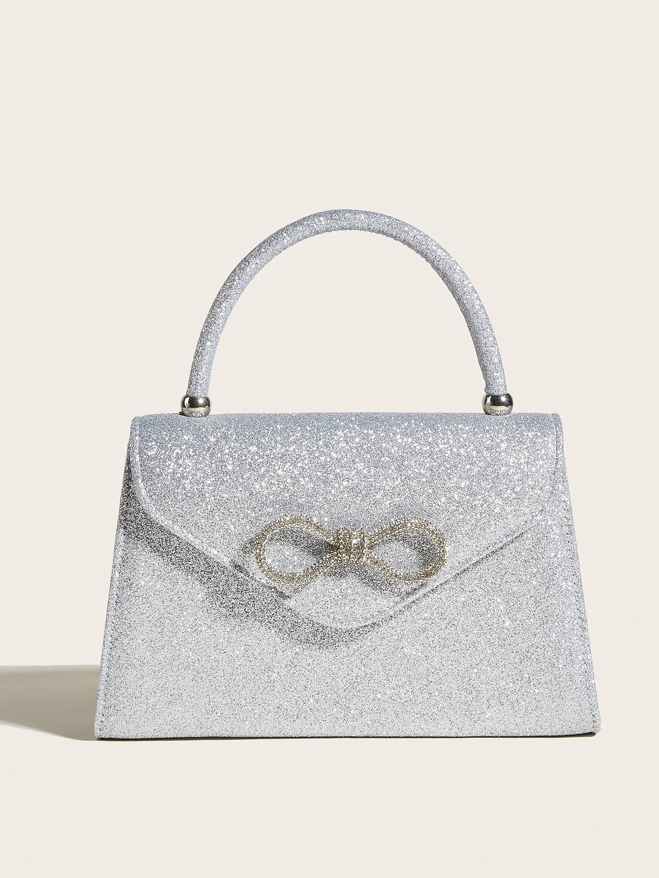 Sophie Glow Satin Evening Clutch