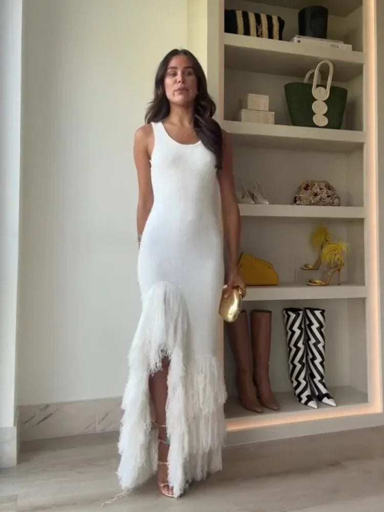 GlamourCouture Robe à Franges