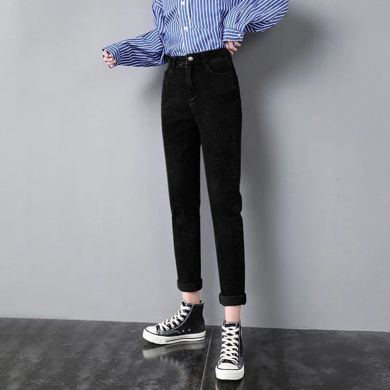 Fashionable Elegance Vintage Wide Jeans