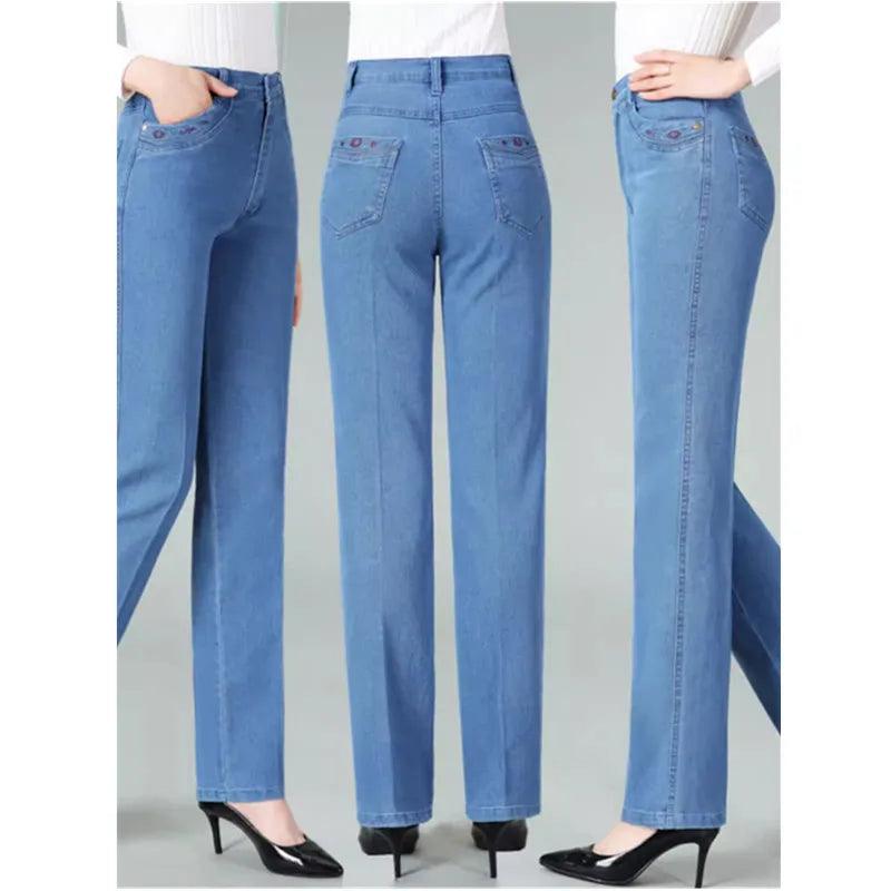Montella elegante bestickte Jeans
