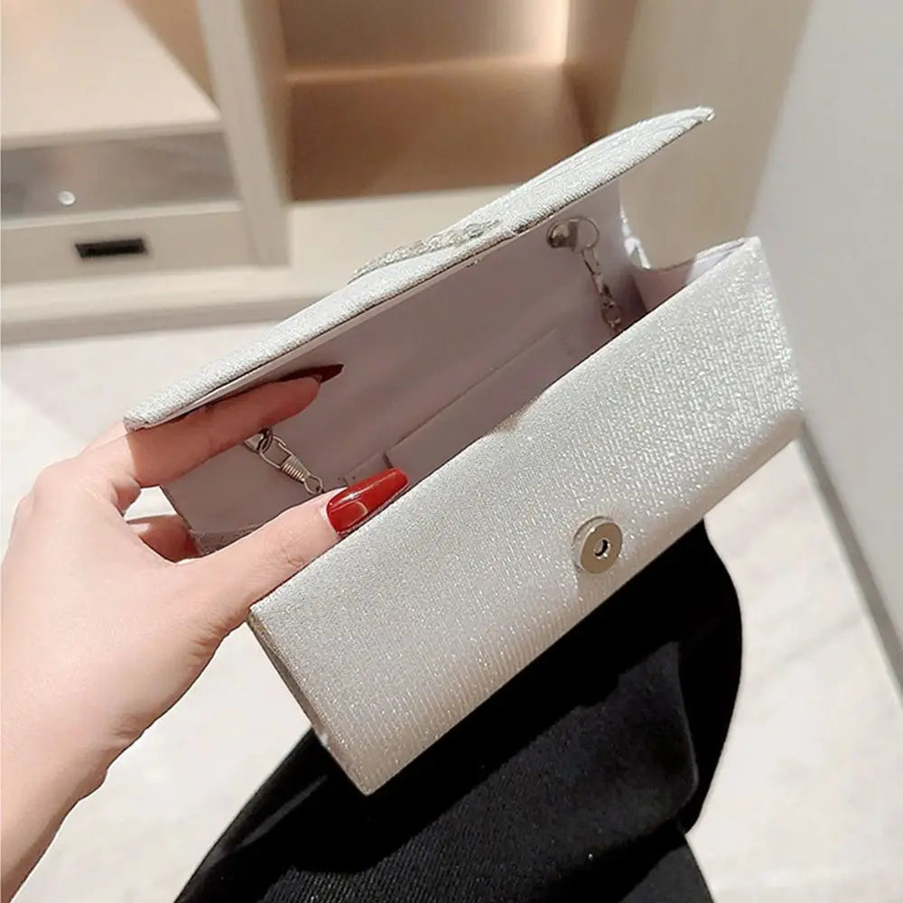 Lumière Luxe Glitzernde Clutch
