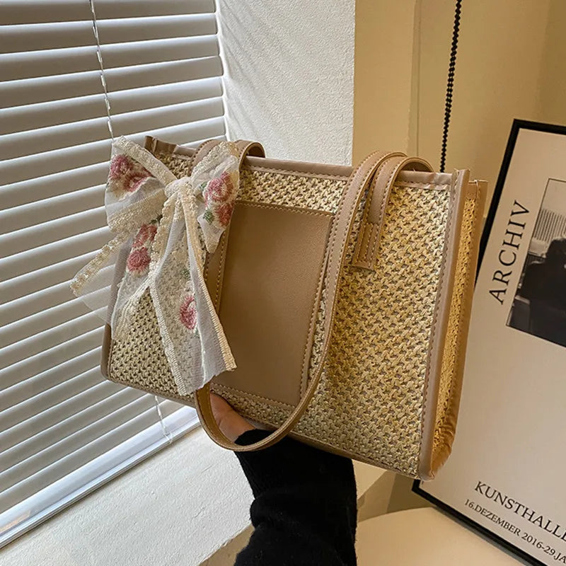 ChicWave Urlaub Geflochtene Handtasche