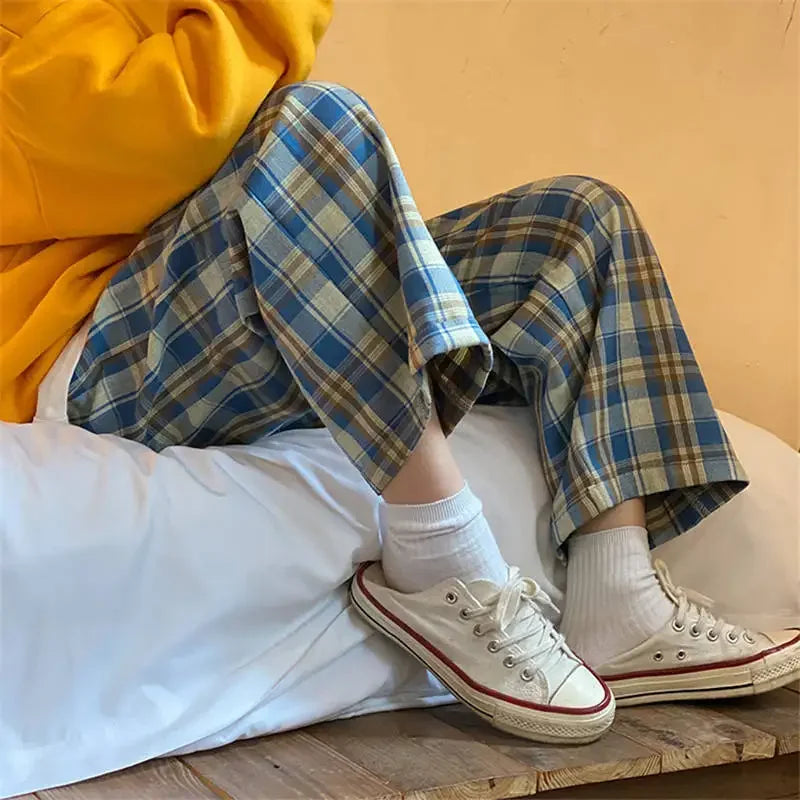 TwinkleTrend Checkered Pants