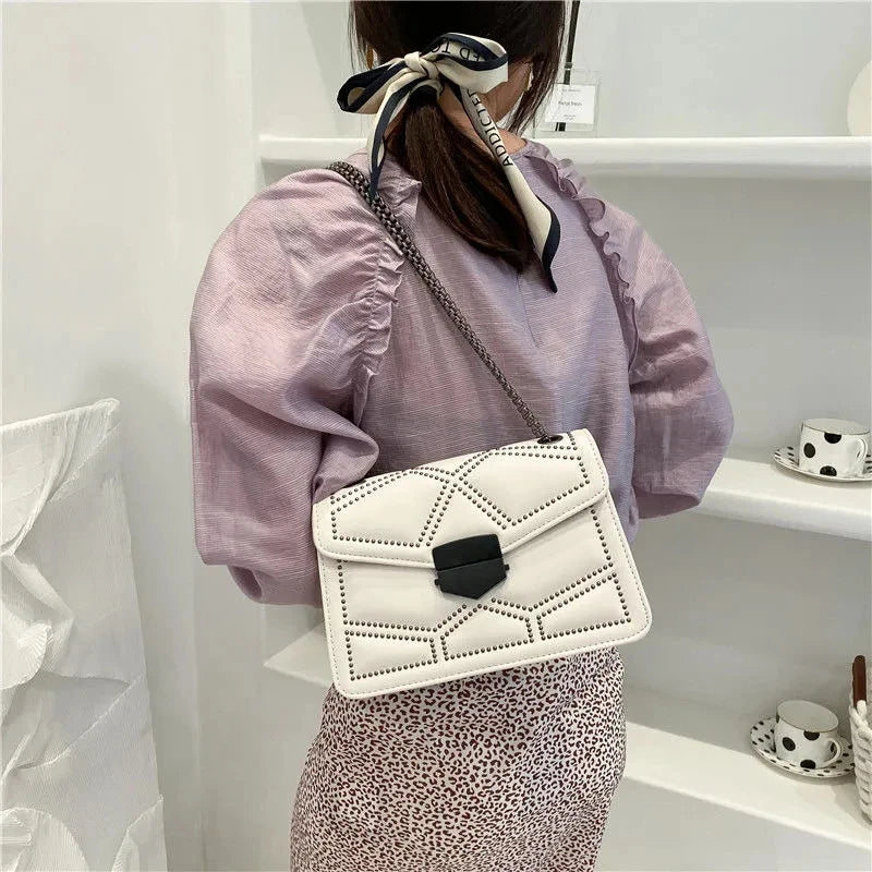 RetroRiviera Rivit Shoulder Bag