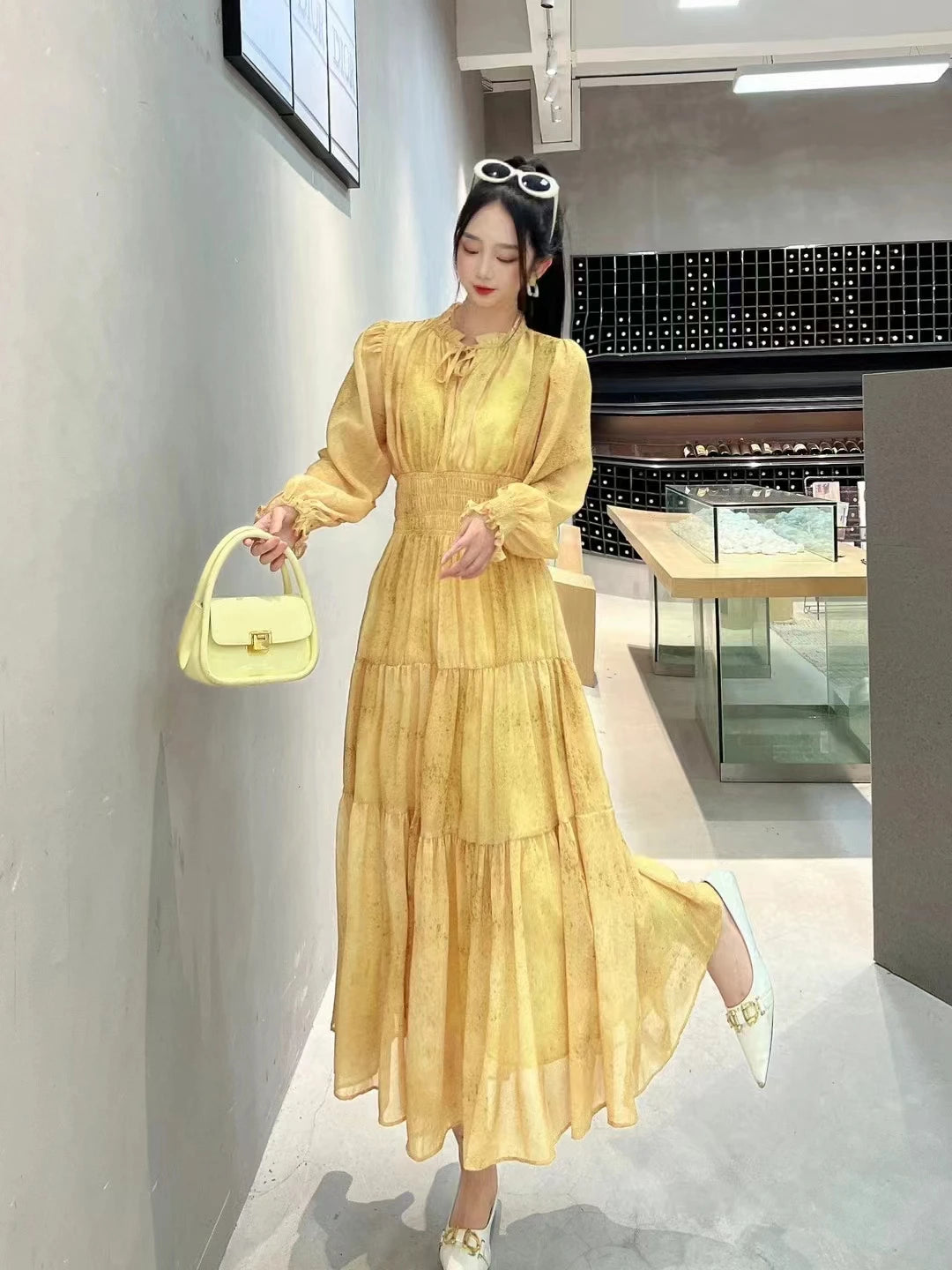 Robe de soirée tie-dye Epke Couture