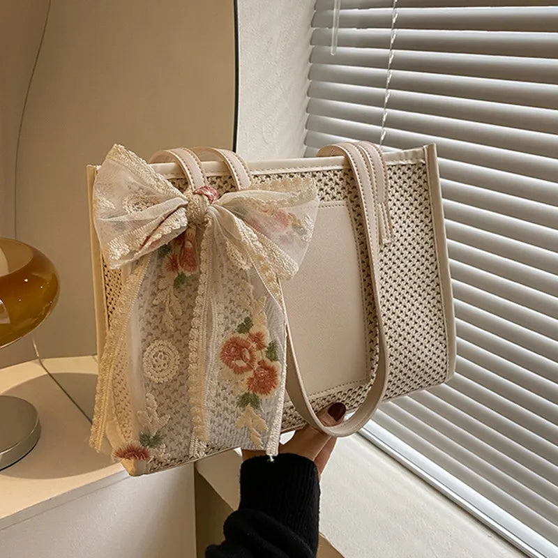 ChicWave Urlaub Geflochtene Handtasche