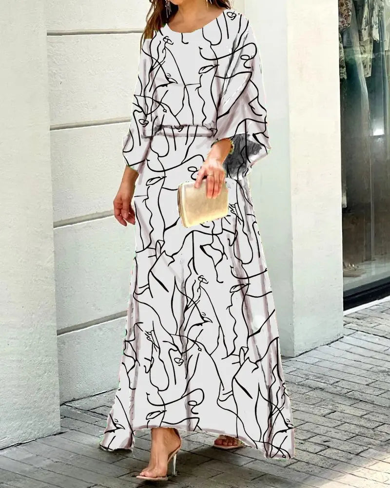 Evana Set Elegante senza Tempo in Due Pezzi