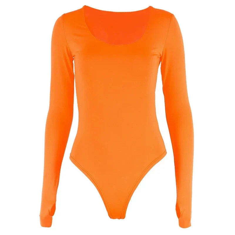 Luna | Body neon donna | Arancione